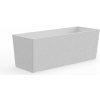 Gardenico Truhlík Florence Stone biela, 50 cm, 50 cm