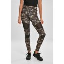 Urban Classics dámské maskáčové legíny Ladies Camo Tech Mesh leggings wood digital camo