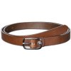 Vasky Hermína Brown - Dámske kožený opasok hnedý, ručná výroba EU