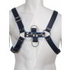 MisterB Genuine Leather BDSM Top Harness Black-Blue
