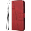 VSETKONAMOBIL 105381 STITCHED Peňaženkový kryt pre Xiaomi 15 Ultra červený
