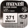 Maxell Silver Oxide 371 1ks 371/SR920SW/V371