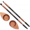 RefectoCil Cosmetic Brush Browista Toolkit štetček pre aplikáciu farby na obočie + štetček na presnú prácu s farbou na obočie + aplikačné misky 2 ks