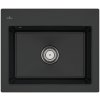 VILLEROY & BOCH VILLEROY & BOCH - Keramický drez Villeroy & Boch Subway 60 S, 330901R7, Pure Black 330901R7