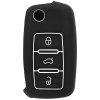 Techsuit - Puzdro na kľúče od auta - VW Passat (B5, B6)/Skoda/Seat - Biela HR29219