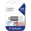 Verbatim USB flash disk, USB 2.0, 128GB, DataBar, šedý, 49456, pro archivaci dat