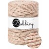 Bobbiny bavlněná šňůra na macramé 3ply XXL peach shake