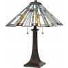 Elstead Quoizel QZ-MAYBECK-TL - Stolná lampa MAYBECK 2xE27/60W/230V ED0406 + záruka 3 roky zadarmo + záruka 3 roky zadarmo