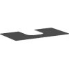 Hansgrohe Xevolos E doska 500/480 a 600/480 98,4 x 55 x 1 cm bridlicová matná šedá 54209760