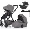 PETITEMARS PETITE&MARS SET Kočík 4v1 ICON Dove Grey LITE RWS + CYBEX Aton B2 i-Size