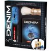 GIFT SET DENIM Original Voda po holení 100ml + Krém na holenie 100ml + štetka na holenie
