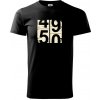 Tachometer 50 - Tričko extra veľké (5-8XL) - 5XL ( Čierna )