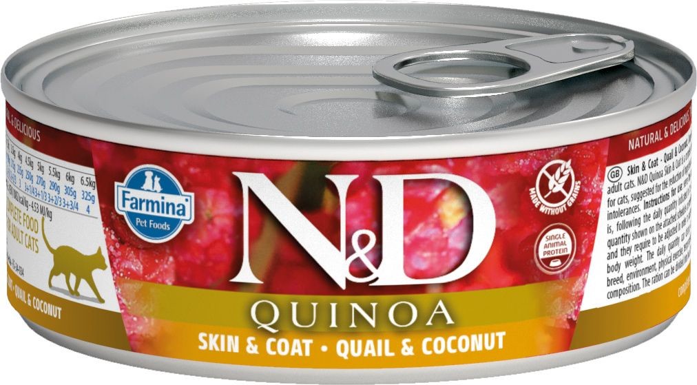 Farmina N&D cat QUINOA Quail & Coconut 80 g