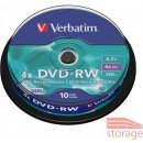 Verbatim DVD-RW 4,7GB 4x, 10ks