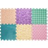 Masážna podložka Puzzle Mix Pastel 6 prvkov