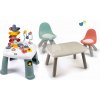 Set didaktický stolík Activity Table Little a stolík KidTable Smoby s dvoma stoličkami s anti UV filtrom