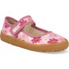 Barefoot plátené balerínky Froddo - Canvas Balletty Flowers ružové