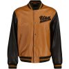 BUNDA GANT LEATHER VARSITY JACKET ARGAN OIL