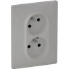 Dvojzásuvka LEGRAND VALENA LIFE 753386 hliník