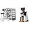 Rocket Espresso Appartamento, white + Eureka Mignon Zero 65 Speedy, CR chrome