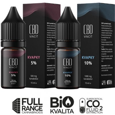 CBD Vincit kvapky 10% 10 ml