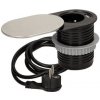 Zapustená zásuvka s posuvným vekom ORNO OR-AE-13124, 1x zásuvka 230V a 1x USB. Kábel 1,8m.