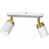 Luminex | Bodové svietidlo RENO 2xGU10/8W/230V biela/zlatá | LU5155