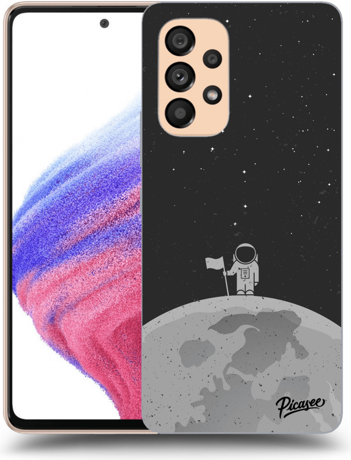 Púzdro Picasee silikónové Samsung Galaxy A53 5G - Astronaut čiré