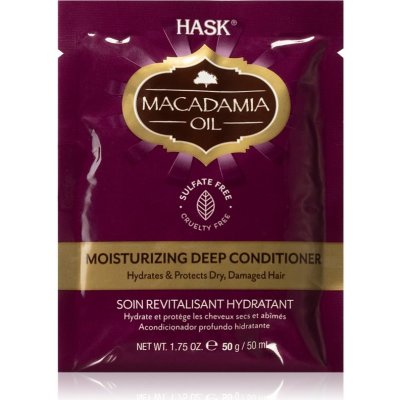 Hask Macadamia Oil Conditioner pre poškodené chemicky ošetrené vlasy 50 ml