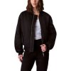 Calvin Klein Jeans Bundy SATIN BOMBER LV044C530G Čierna