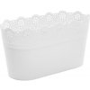 DLAC285 OBAL OVÁL LACE BIELY 28,5x13,5xh15,5CM
