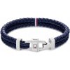 Tommy Hilfiger Štýlový kožený náramok s oceľovým zdobením 2790362