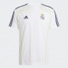 Adidas Športové bavlnené tričko biele Real Madrid JF2591 veľ. S