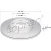 Brzdový kotúč TOPRAN - Hans Pries GmbH 400 845