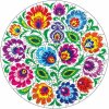 Coolkousky Puzzle 27 cm, v krabičce, 15 × 15 × 4,6 cm, Mandala květiny