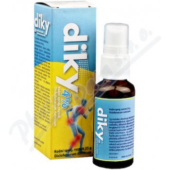 Diky 4% Spray Gel aer.deo.1 x 30 ml/25 g