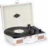 Nostalgy by auna Peggy Sue retro gramofón platne USB AUX biela/ružovo-zlatá (TTS6-Peggy Sue RG)