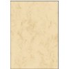 SIGEL Predtlačený papier, obojstranný, A5, 90 g, SIGEL, béžový, mramorový