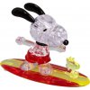 HCM Kinzel 3D Crystal puzzle Surfující Snoopy 41 ks