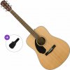 Fender CD-60S WN LH Basic SET Natural Akustická gitara
