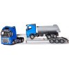 EMEK Hračka kamión VOLVO FH16 modrý + podvalník + sklápač