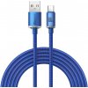 Baseus CAJY000503 Crystal Shine Series Datový Kabel USB - USB-C 100W 2m Blue (6932172602840)