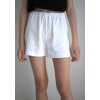 Pyžamové kraťasy biele