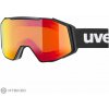 uvex Gravity fm lyžiarske okuliare, black matt/red-orange s2