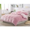 XPOSE® Detské mikroplyšové obliečky JORGA Exclusive - ružové 100x135 cm, 40x60 cm, Mikroplyš + Predĺžená možnosť vrátenia tovaru do 50 dní