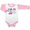 Baby Nellys Body dlhý rukáv s vtipným textom, A TEĎ tady velím JÁ!, Holka, veľ. 74 Baby Nellys