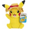Pokémon plyšová hračka Summer Pikachu s klobúkom cca 20 cm