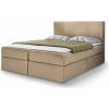Wilsondo Čalúnená boxspring posteľ Kayla - béžová Rozmer: 180x200