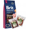 BRIT Premium By Nature Junior L 15kg & WILD FARM 2x500g psie maškrty mix príchutí