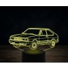 Beling 3D lampa,Volkswagen car, 7 farebná VW17